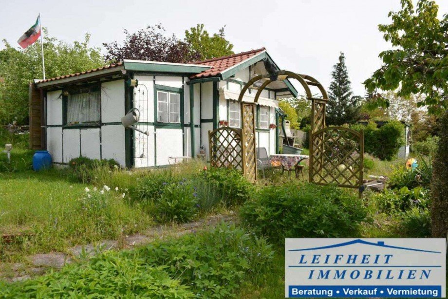 Gartenlaube Freizeitgrundst�ck M�hlhausen/Th�ringen