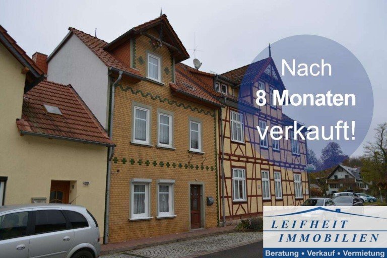 VERKAUFT Nottertal-Heilinger H�hen OT Schlotheim Reihenmittelhaus Reihenmittelhaus in Schlotheim (BEREITS VERKAUFT!)
