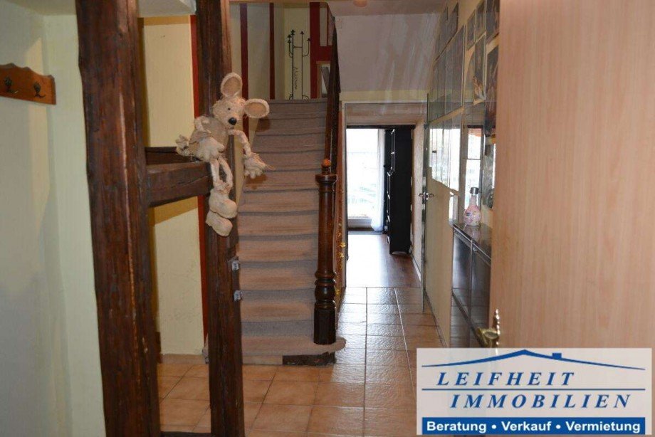 Windfang Eingangsbereich Reihenmittelhaus M�hlhausen/Th�ringen
