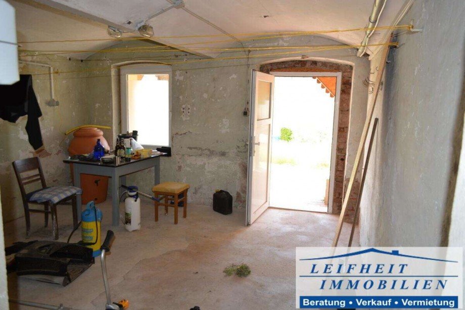 Kellerraum mit Hofausgang Mehrfamilienhaus Sondershausen