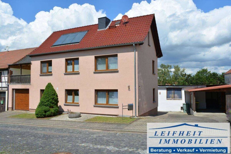Vorderansicht Haus Unstruttal OT Lengefeld