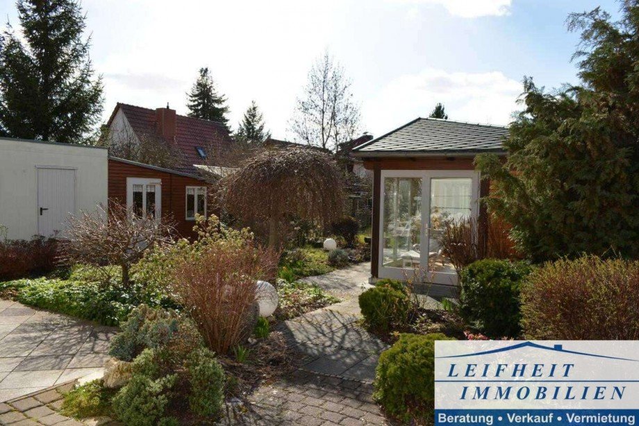 Garten mit Pavillon Einfamilienhaus M�hlhausen/Th�ringen