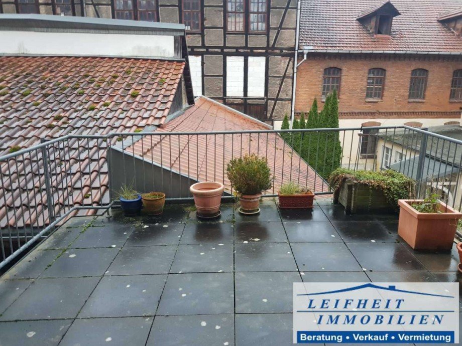 Dachterrasse Terrassenwohnung M�hlhausen