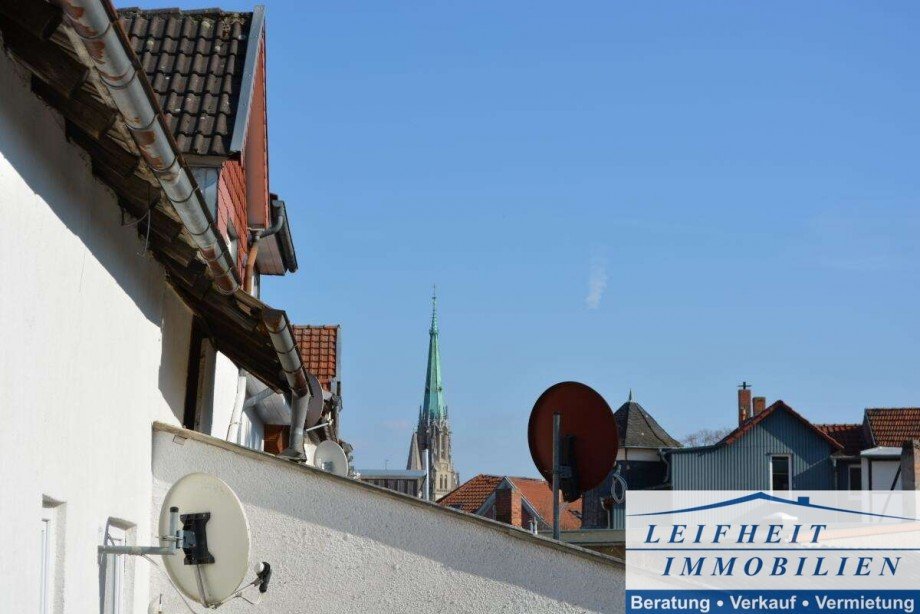 Dachterrasse mit Ausblick Stadthaus M�hlhausen/Th�ringen