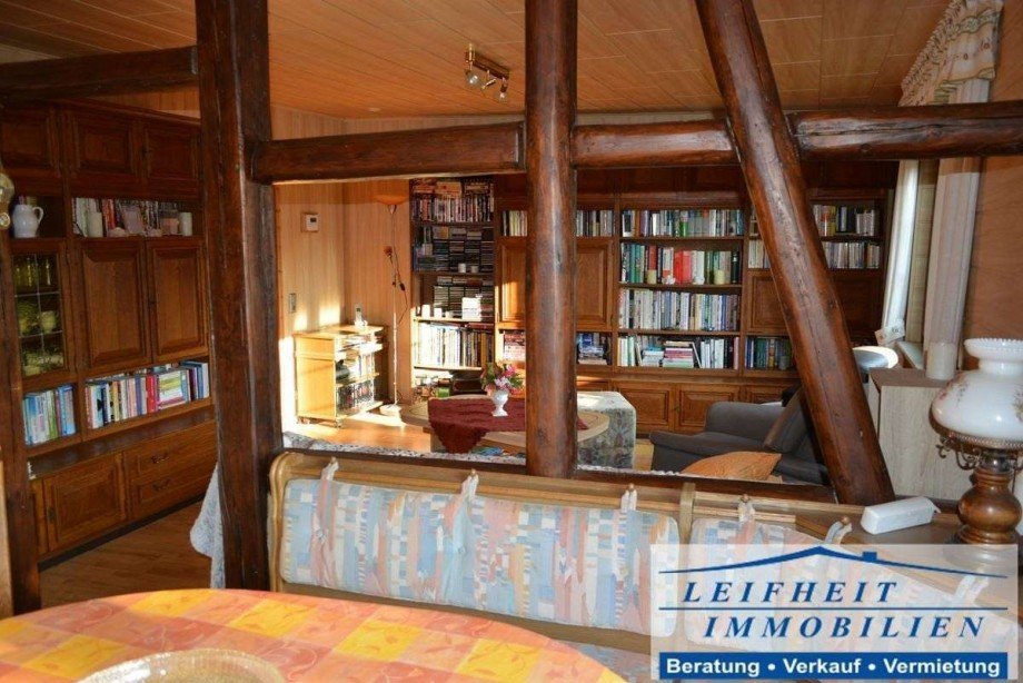 Wohnzimmer/K�che 1. OG Einfamilienhaus M�hlhausen Bollstedt