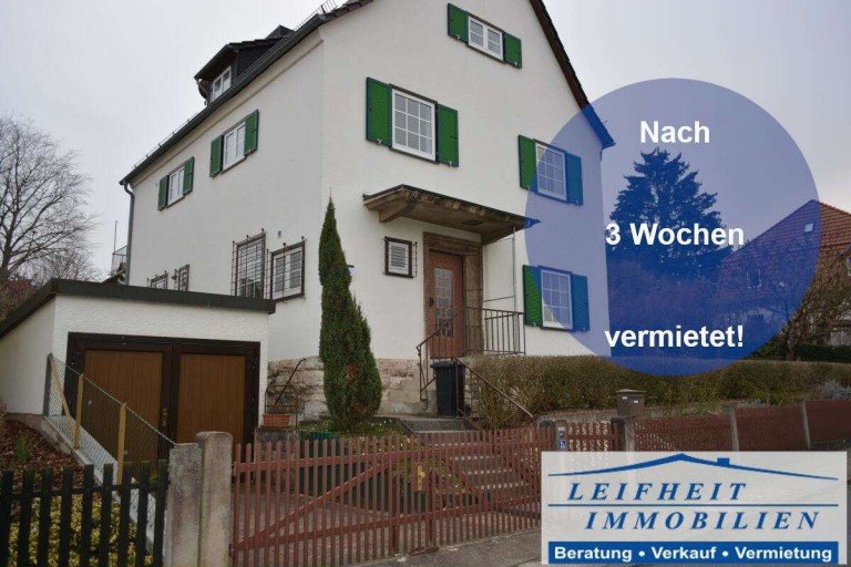 VERMIETET M�hlhausen Einfamilienhaus Einfamilienhaus mit gro�em Garten und Garage in Top-Lage von M�hlhausen (BEREITS VERMIETET)