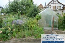Garten mit Gew�chshaus Siedlungshaus mit h�bschen Garten (BEREITS VERKAUFT!)