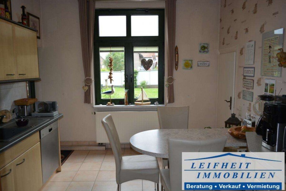 K�che mit Terrasse Terrassenwohnung Schlotheim