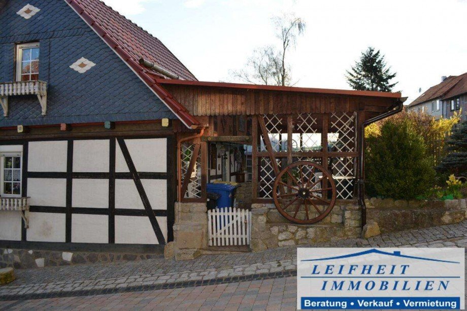 �berdachte Terrasse Einfamilienhaus Rodeberg OT Eigenrieden