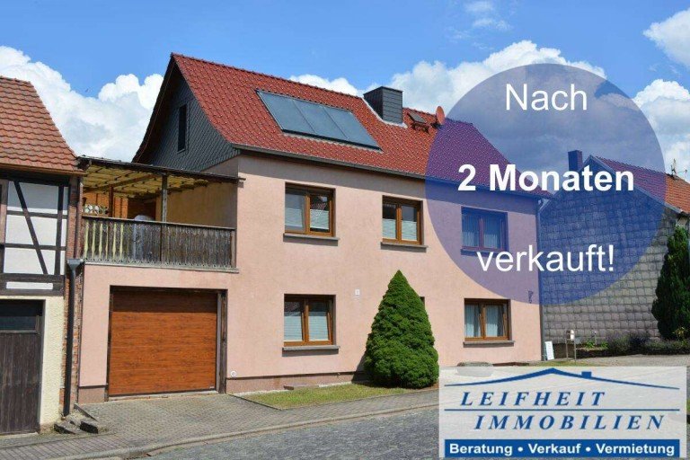 VERKAUFT Unstruttal OT Lengefeld Haus Viel Platz f�r alle bietet Ihnen dieses Wohnhaus mit Anbau in guter Wohnlage (BEREITS VERKAUFT!)