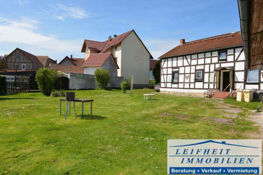 Grundst�ck mit Wohnhaus Einfamilienhaus Unstruttal OT Menteroda