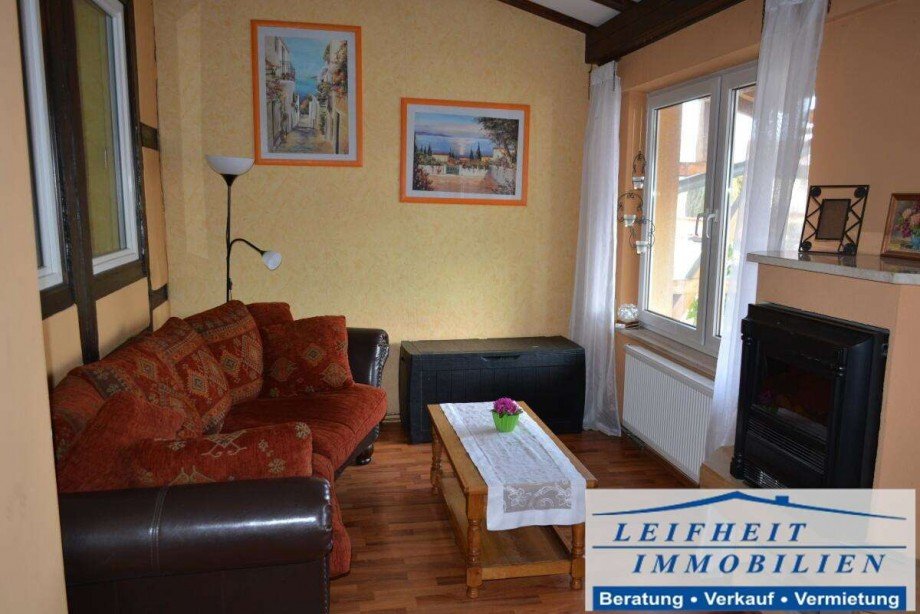 Wohnlounge mit Terrasse Reihenmittelhaus M�hlhausen/Th�ringen