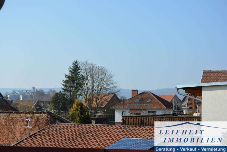 Ausblick vom Balkon Einfamilienhaus Vogtei OT Niederdorla