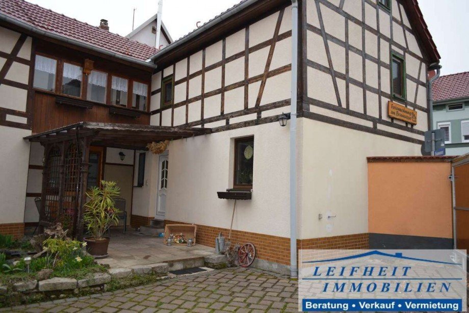 �berdachte Terrasse Haus Sch�nstedt