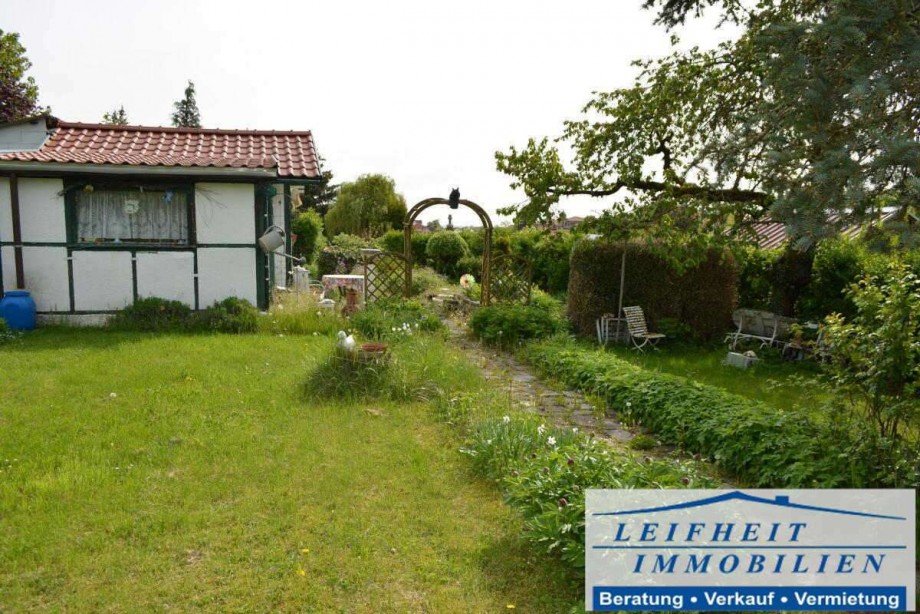 Garten mit Laube Freizeitgrundst�ck M�hlhausen/Th�ringen