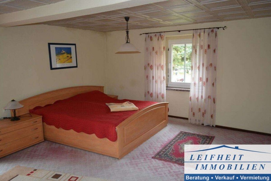 Schlafzimmer Obergeschoss Bauernhaus Allstedt OT Holdenstedt