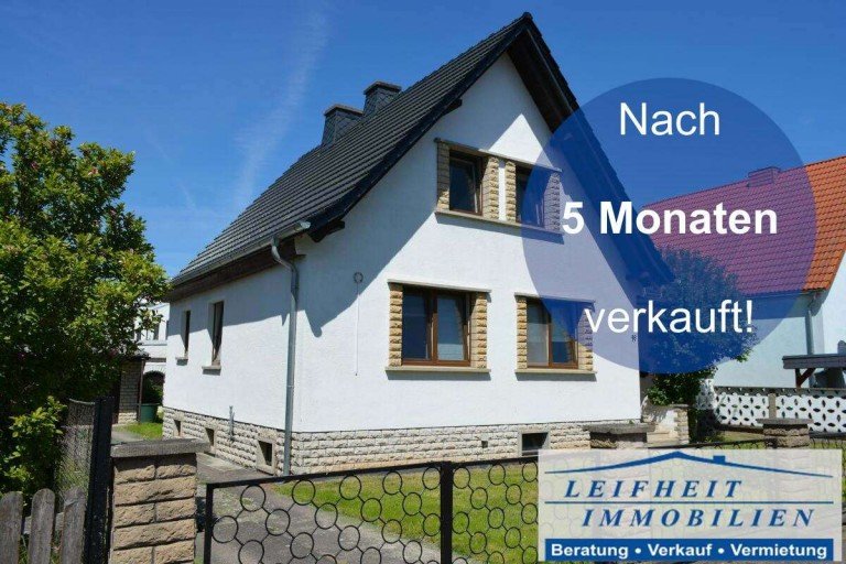 VERKAUFT Nottertal-Heilinger H�hen Einfamilienhaus Freistehendes Haus mit Garten und gro�er Garage in Schlotheim (BEREITS VERKAUFT!)