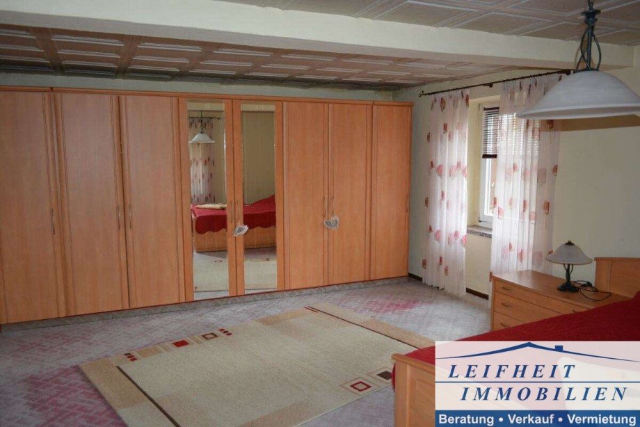 Schlafzimmer Obergeschoss Bauernhaus Allstedt OT Holdenstedt