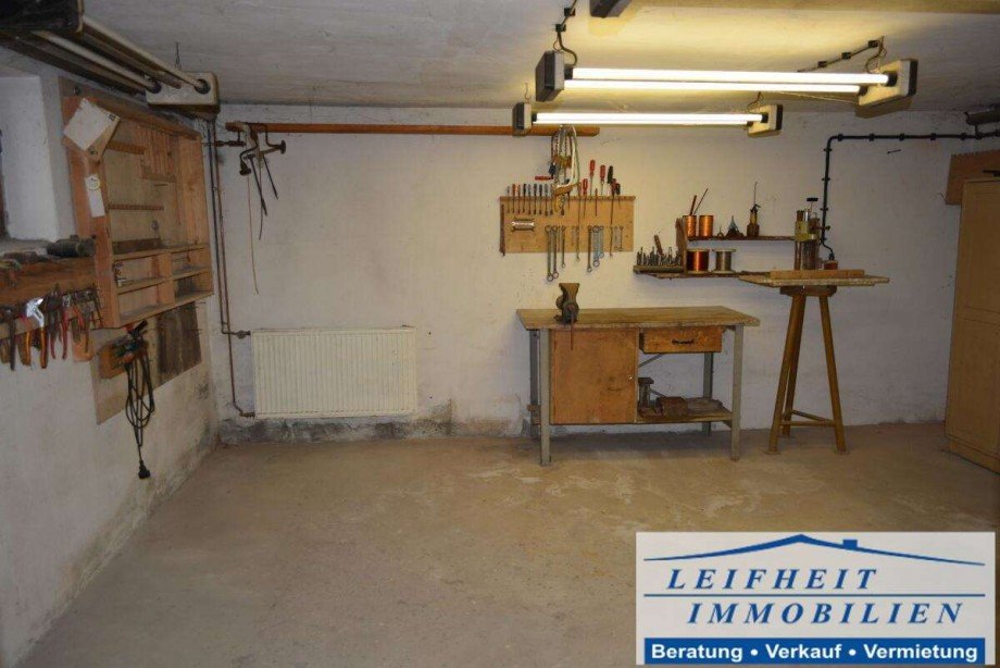Werkstatt Kellergeschoss Einfamilienhaus M�hlhausen/Th�ringen
