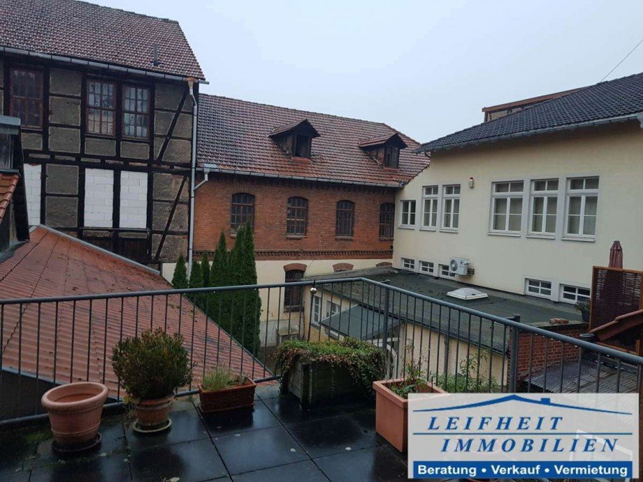 Dachterrasse Terrassenwohnung M�hlhausen