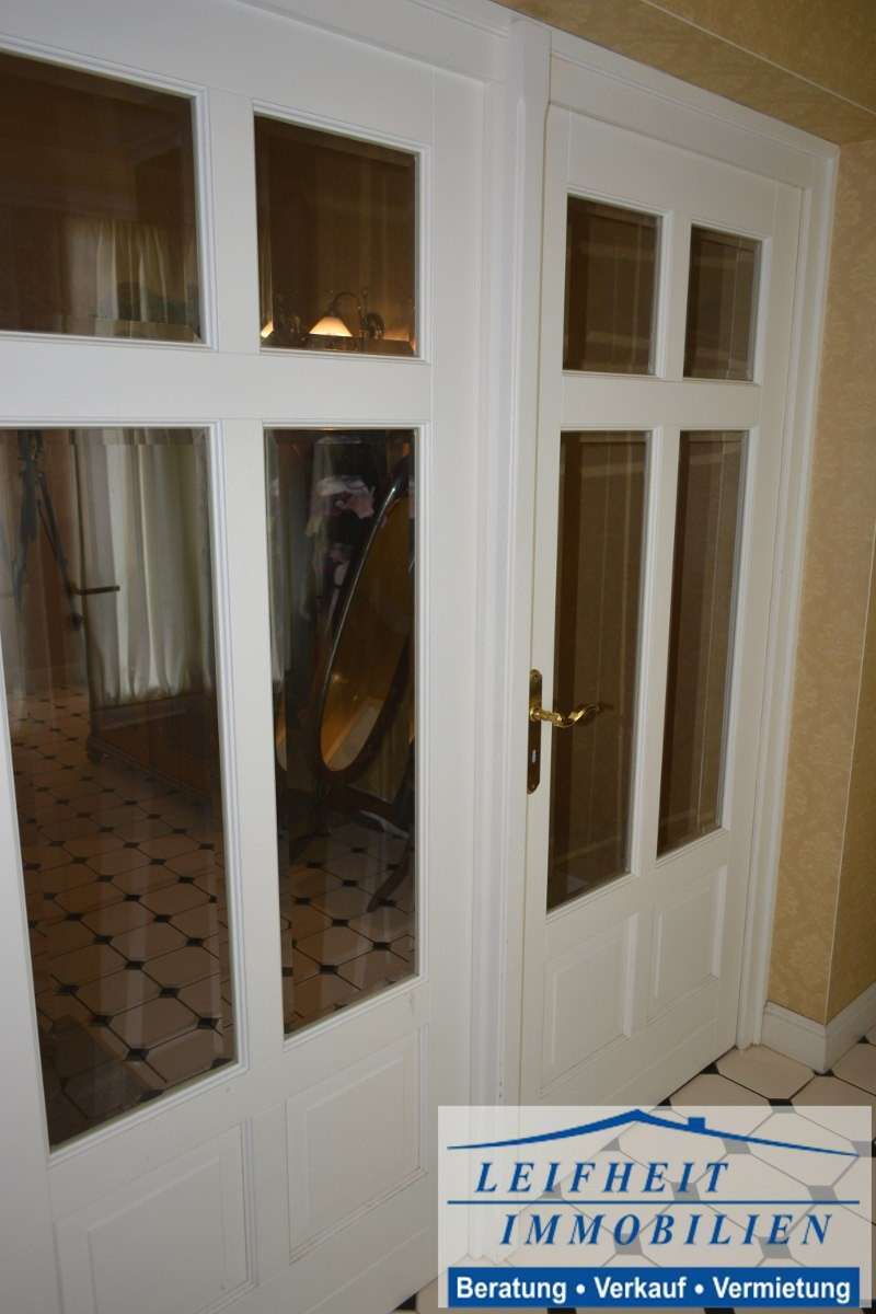 Doppelt�r mit Facettenschliff Villa Niederdorla