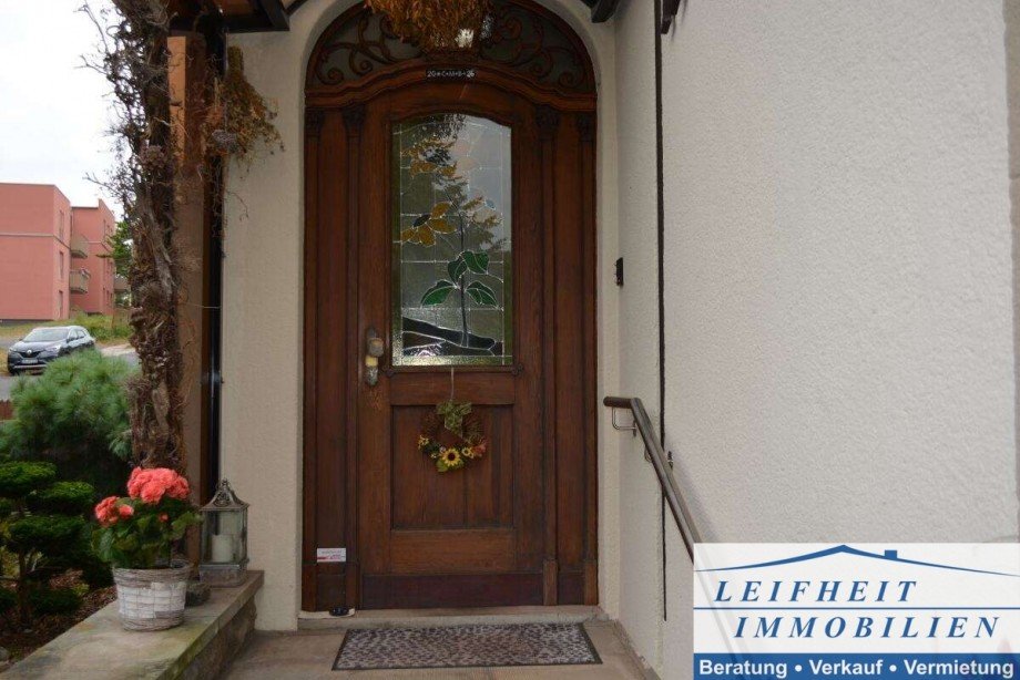 Hauseingang Villa M�hlhausen/Th�ringen